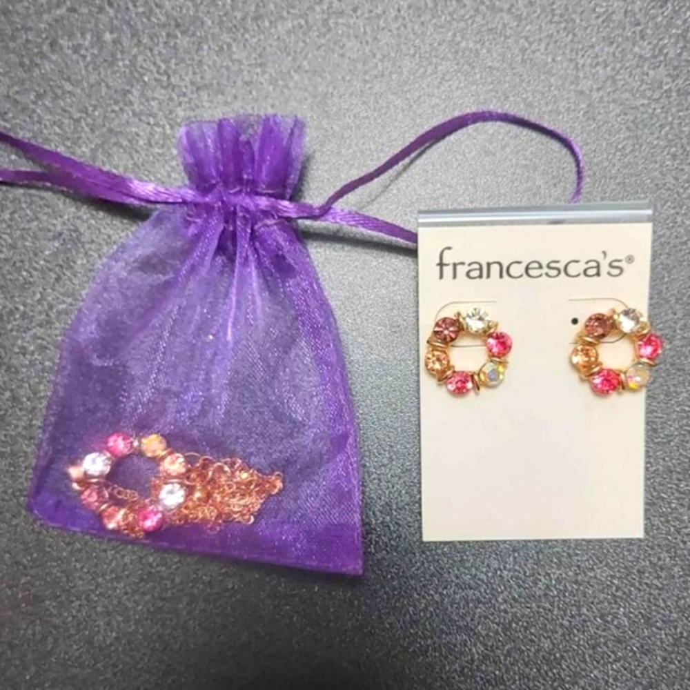 Beautiful new pink fashion jewelry set - Picture 1 of 5